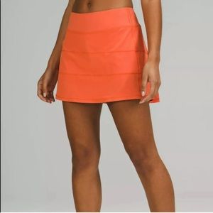 🆕 Lululemon Pace Rival Skirt * Warm Coral